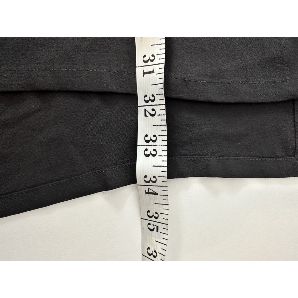 Eileen Fisher 100% Silk Tunic Top Women's XS oversized Black Long Sleeve Elegant - Picture 9 of 9